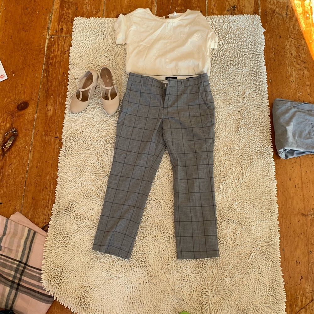 Banana republic checkered dress pant